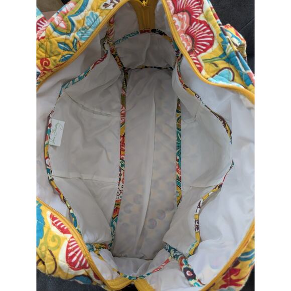 Vera Bradley Large Baby Diaper Bag Cotton Provencal Retired Pre-Owned - Picture 6 of 9